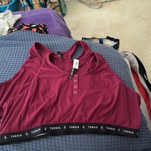 Torrid Razorback Bralettes Size 5